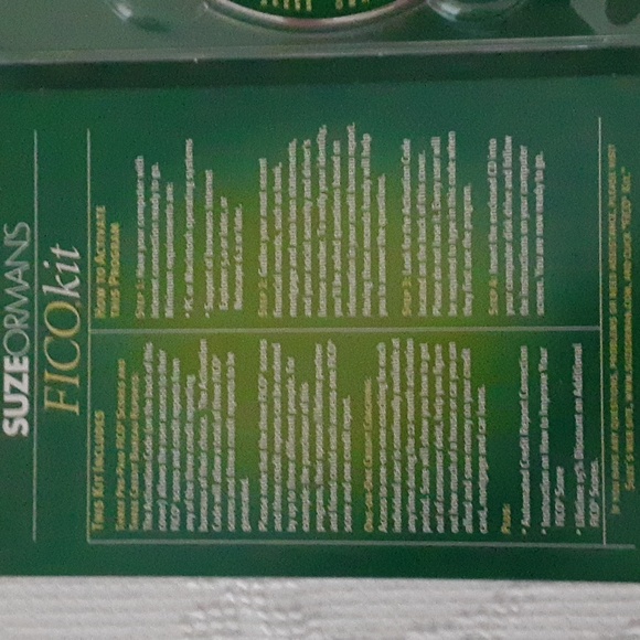 Suze Ormans Fico kit - Picture 3 of 4